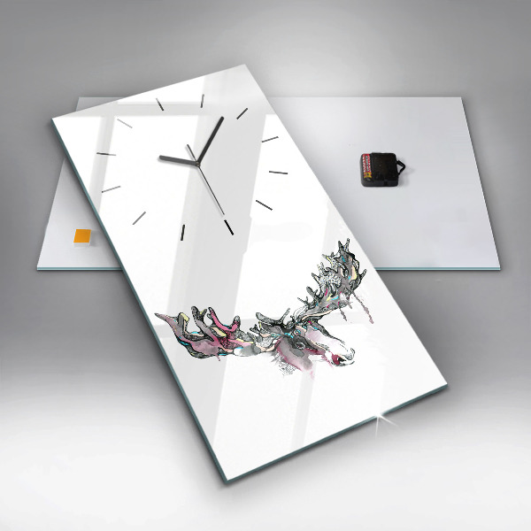 Horloge rectangulaire verticale 'Résumé de l''orignal'