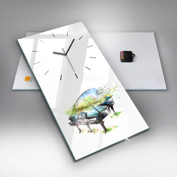 Horloge rectangulaire verticale Illustration 4 Saisons