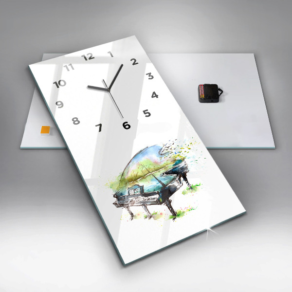 Horloge rectangulaire verticale Illustration 4 Saisons