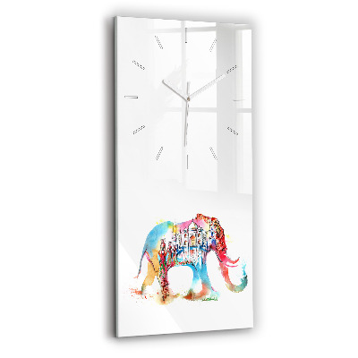 Horloge rectangulaire verticale Culture indienne