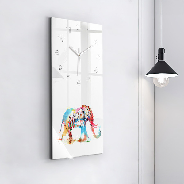 Horloge rectangulaire verticale Culture indienne