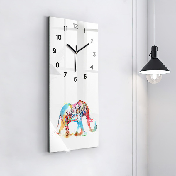 Horloge rectangulaire verticale Culture indienne
