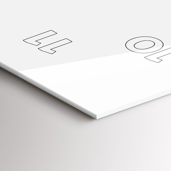 Horloge rectangulaire verticale Pays attractifs dans le monde