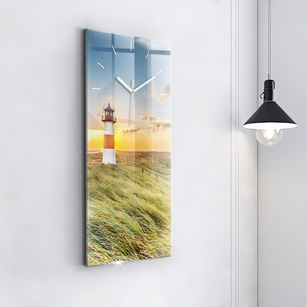 Horloge rectangulaire verticale Phare