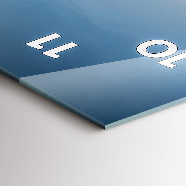 Horloge rectangulaire verticale Phare