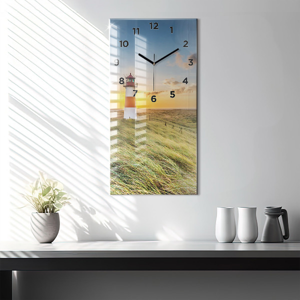 Horloge rectangulaire verticale Phare