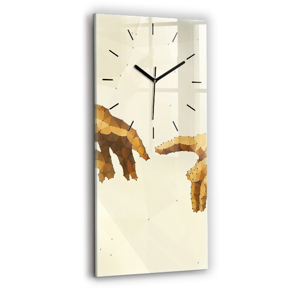 Horloge rectangulaire verticale 'Création d''Adam'