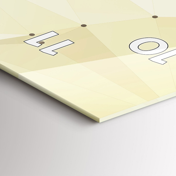 Horloge rectangulaire verticale 'Création d''Adam'