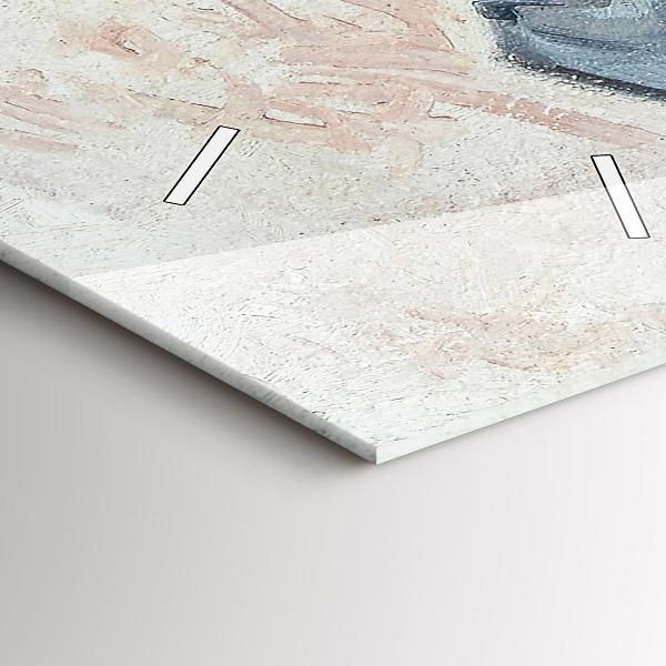 Horloge rectangulaire verticale Peinture abstraite