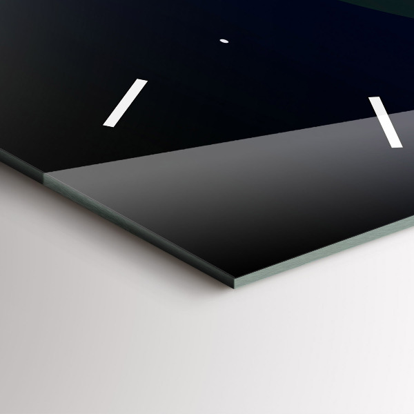 Horloge murale verticale La ville du cyberespace