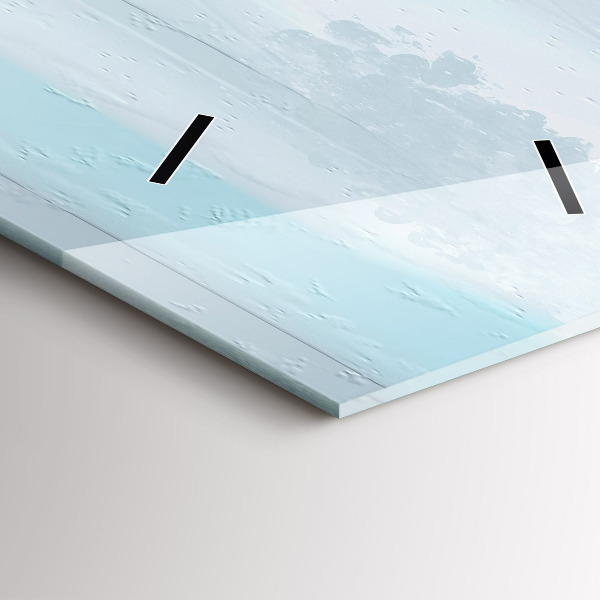 Horloge murale verticale Pont abstrait