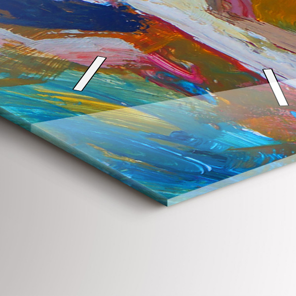 Horloge murale verticale Ballerine peinte