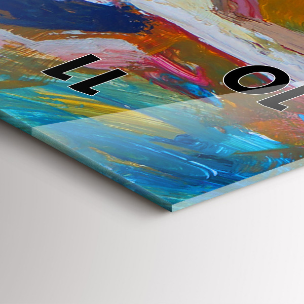 Horloge murale verticale Ballerine peinte