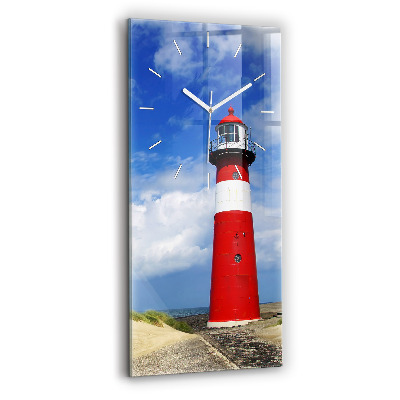 Horloge rectangulaire verticale Phare