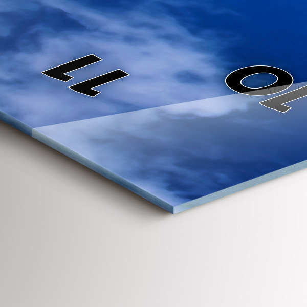 Horloge rectangulaire verticale Phare