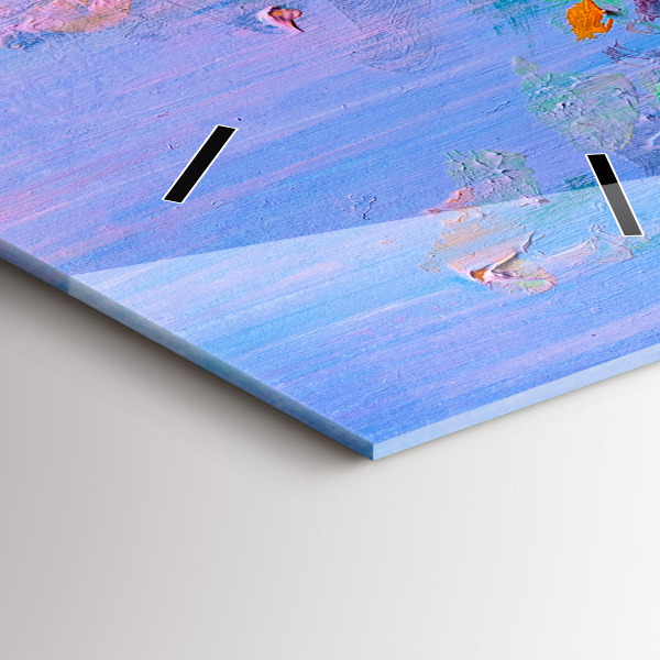 Horloge murale verticale Fleurs dans un vase