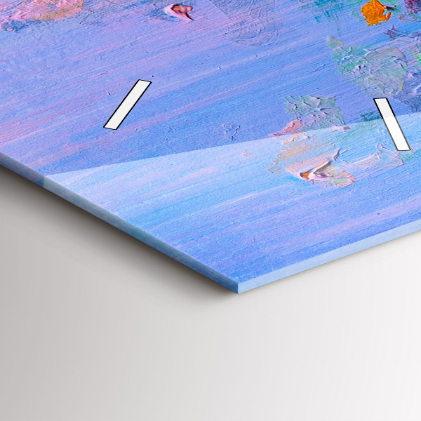 Horloge murale verticale Fleurs dans un vase