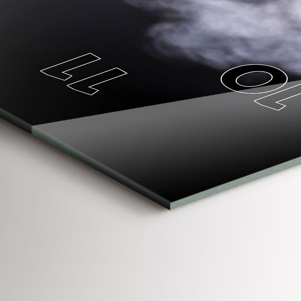 Horloge rectangulaire verticale Vieille voiture vintage