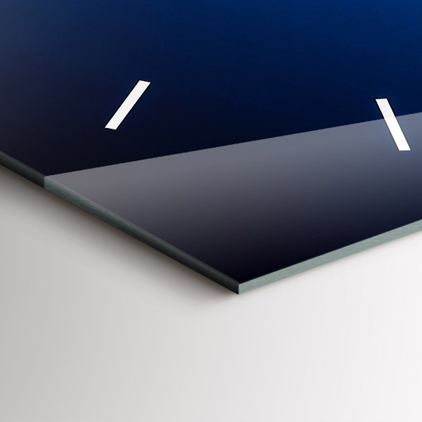 Horloge rectangulaire verticale Avion et nuages