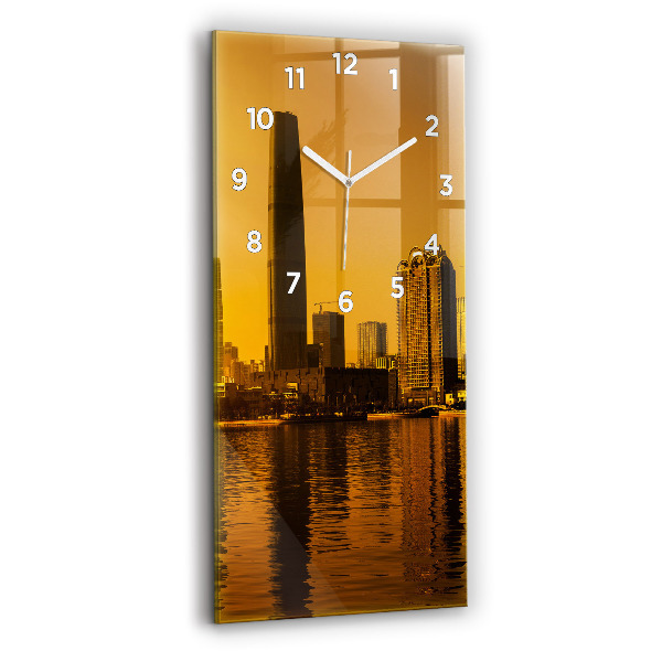 Horloge rectangulaire verticale Rivière Zhujiang
