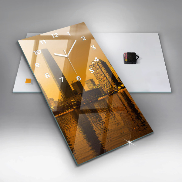 Horloge rectangulaire verticale Rivière Zhujiang