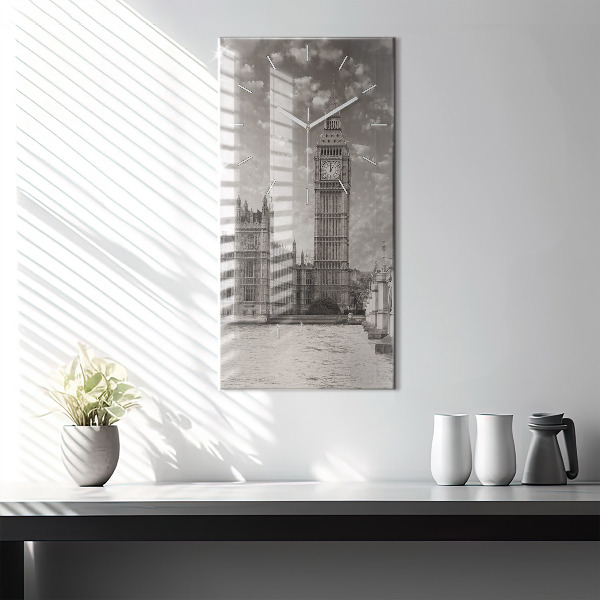 Horloge rectangulaire verticale Londres Angleterre Big Ben