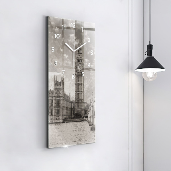 Horloge rectangulaire verticale Londres Angleterre Big Ben