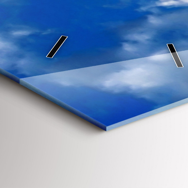 Horloge rectangulaire verticale Tour Eiffel en France