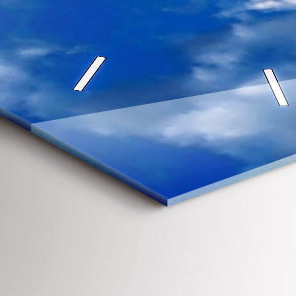 Horloge rectangulaire verticale Tour Eiffel en France