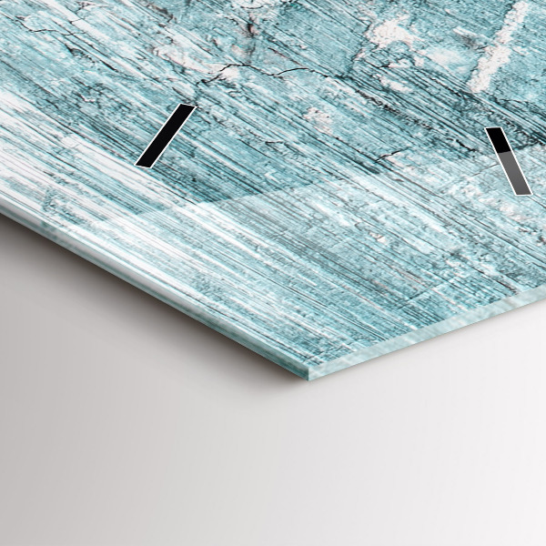 Horloge rectangulaire verticale 'Texture d''huile abstraite'