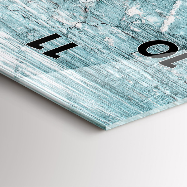 Horloge rectangulaire verticale 'Texture d''huile abstraite'