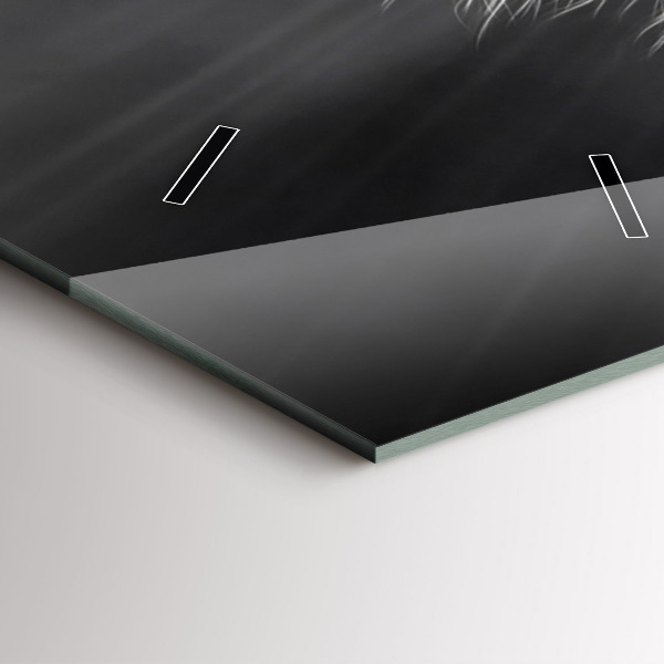 Horloge rectangulaire verticale Cheval au galop