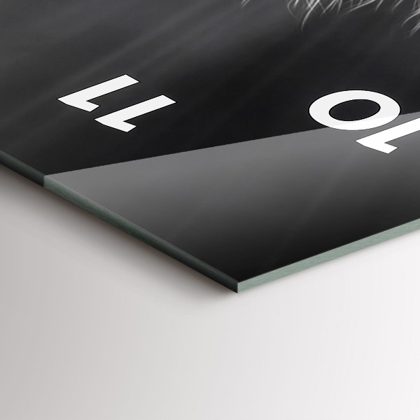 Horloge rectangulaire verticale Cheval au galop