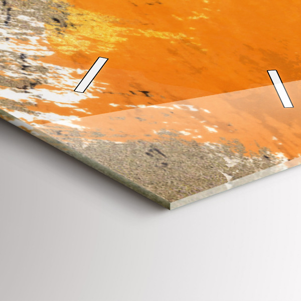 Horloge rectangulaire verticale 'Portrait d''une femme abstrait'