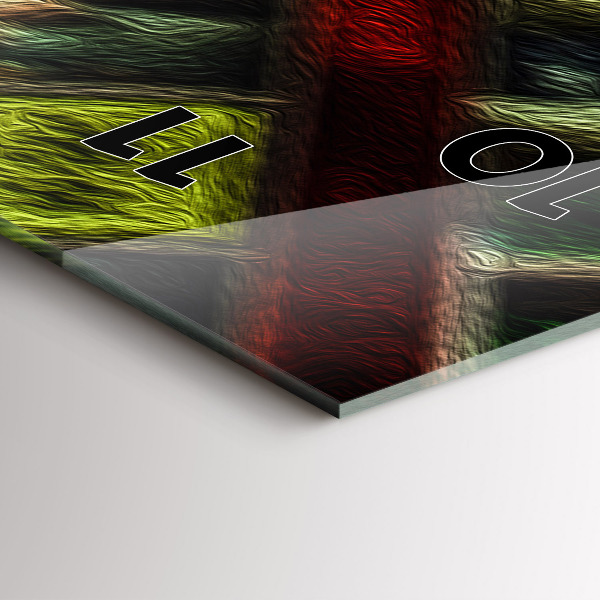 Horloge rectangulaire verticale Les taxis de New York