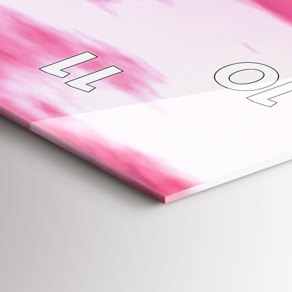 Horloge rectangulaire verticale Coucher de soleil à Stonehenge