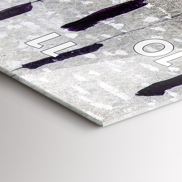 Horloge rectangulaire verticale Grues dans les roseaux