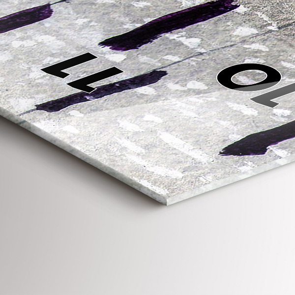 Horloge rectangulaire verticale Grues dans les roseaux