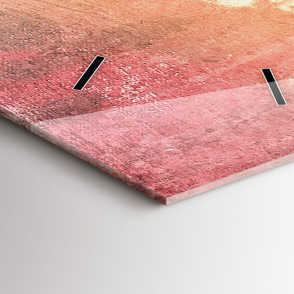 Horloge rectangulaire verticale Jeune couple amoureux