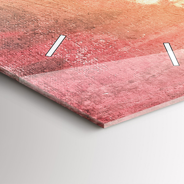 Horloge rectangulaire verticale Jeune couple amoureux