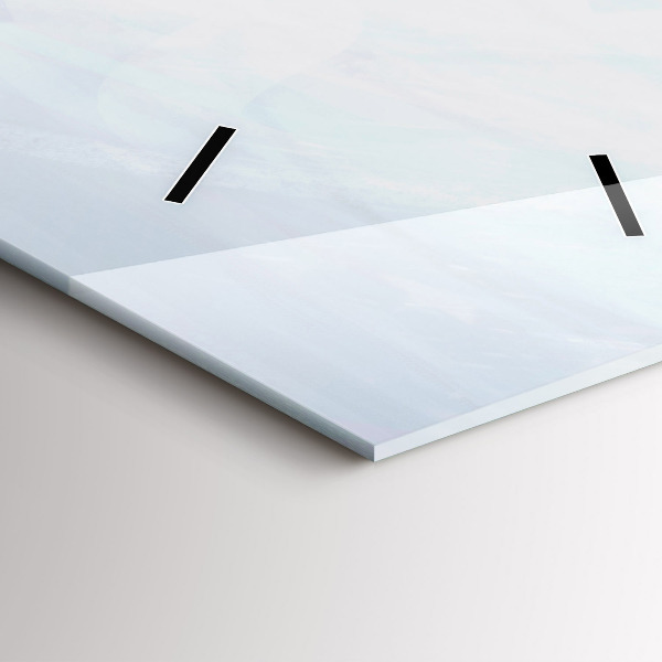 Horloge rectangulaire verticale Des gens colorés