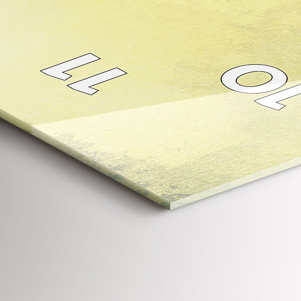 Horloge rectangulaire verticale Village de pêcheurs