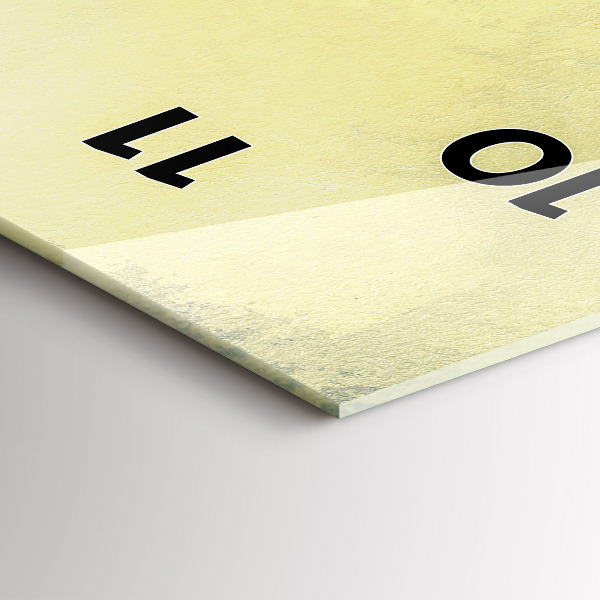 Horloge rectangulaire verticale Village de pêcheurs