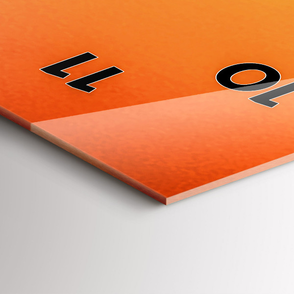 Horloge rectangulaire verticale Wat Arun, Bangkok, Thaïlande