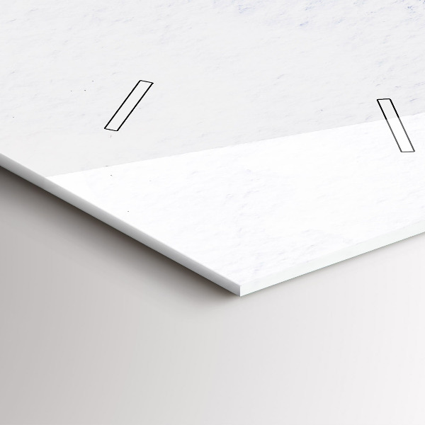 Horloge rectangulaire verticale Oiseaux en vol