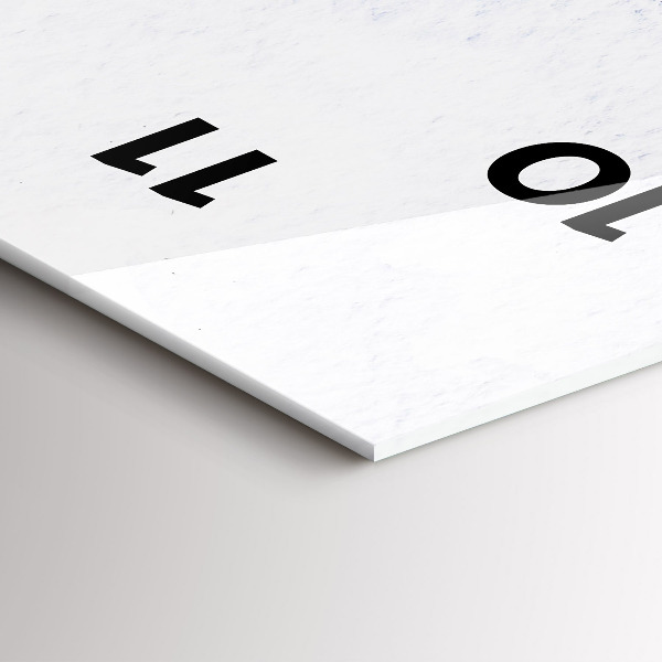 Horloge rectangulaire verticale Oiseaux en vol