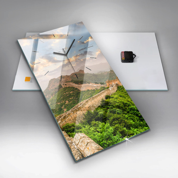 Horloge murale verticale La Grande Muraille de Chine