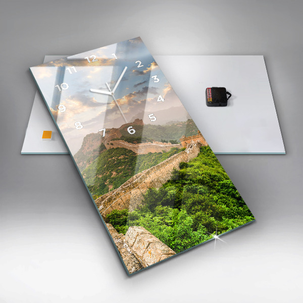 Horloge murale verticale La Grande Muraille de Chine