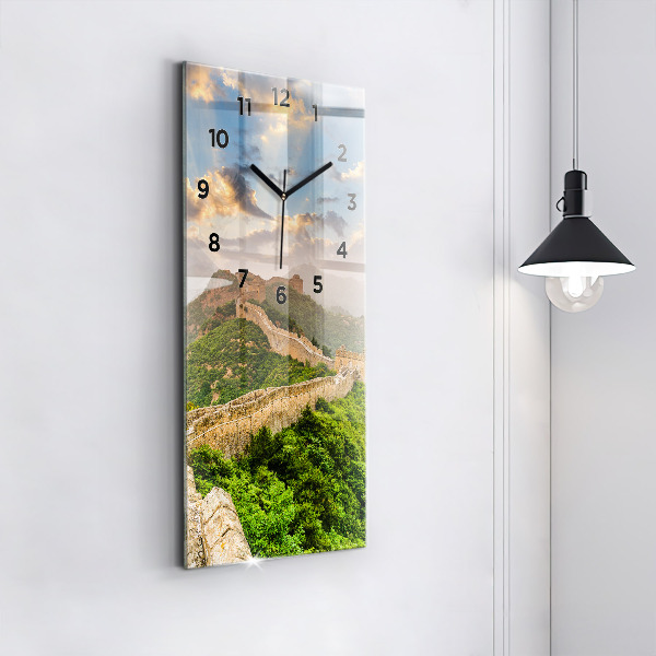 Horloge murale verticale La Grande Muraille de Chine