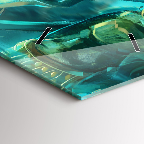 Horloge murale verticale Enfants dans la forêt